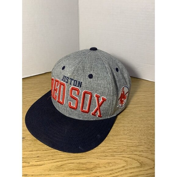 boston red sox hat snapback gray blue red by american needle‎ - Picture 1 of 7
